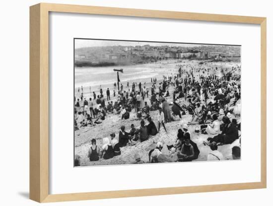 Bondi Beach, Sydney, New South Wales, Australia, C1924--Framed Giclee Print