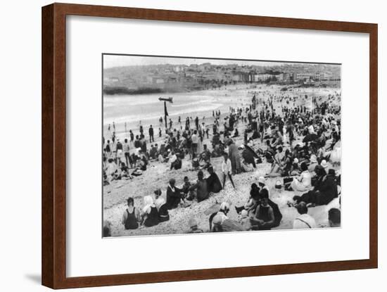 Bondi Beach, Sydney, New South Wales, Australia, C1924-null-Framed Giclee Print