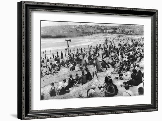 Bondi Beach, Sydney, New South Wales, Australia, C1924-null-Framed Giclee Print