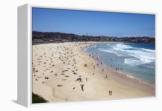 Bondi Beach, Sydney, New South Wales, Australia, Pacific-Mark Mawson-Framed Premier Image Canvas