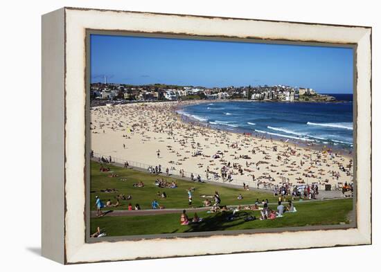 Bondi Beach, Sydney, New South Wales, Australia, Pacific-Mark Mawson-Framed Premier Image Canvas