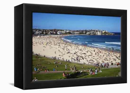 Bondi Beach, Sydney, New South Wales, Australia, Pacific-Mark Mawson-Framed Premier Image Canvas