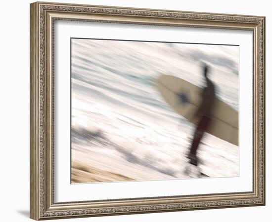 Bondi Beach, Sydney, New South Wales, Australia-Mark Mawson-Framed Photographic Print