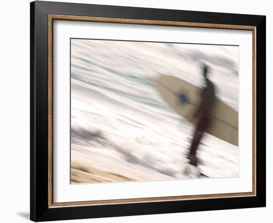 Bondi Beach, Sydney, New South Wales, Australia-Mark Mawson-Framed Photographic Print