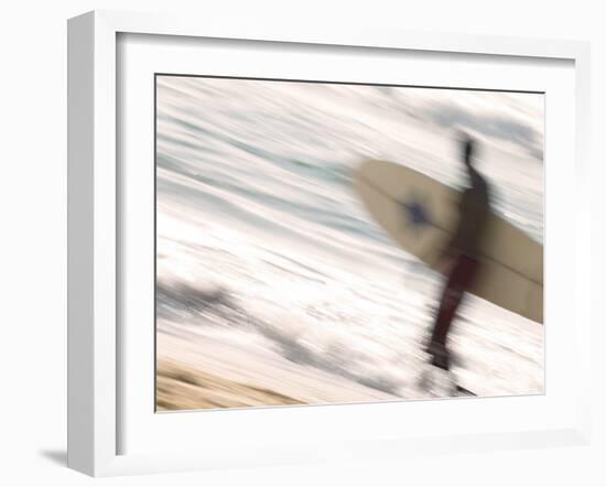 Bondi Beach, Sydney, New South Wales, Australia-Mark Mawson-Framed Photographic Print