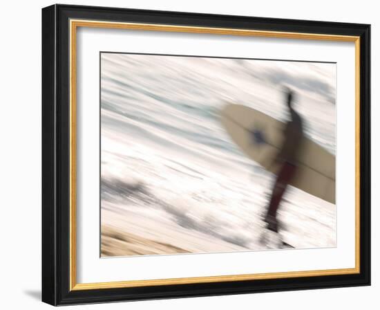 Bondi Beach, Sydney, New South Wales, Australia-Mark Mawson-Framed Photographic Print