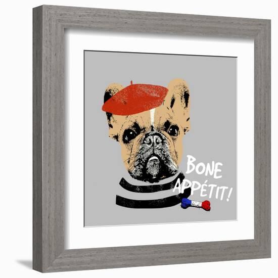 Bone Appetit-null-Framed Art Print