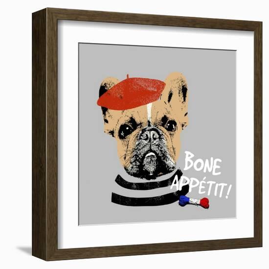 Bone Appetit-null-Framed Art Print