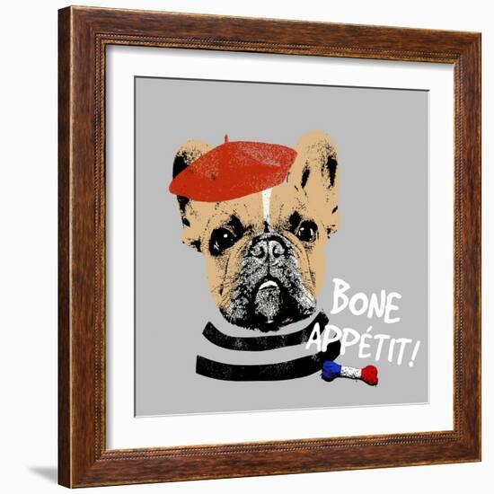 Bone Appetit-null-Framed Art Print