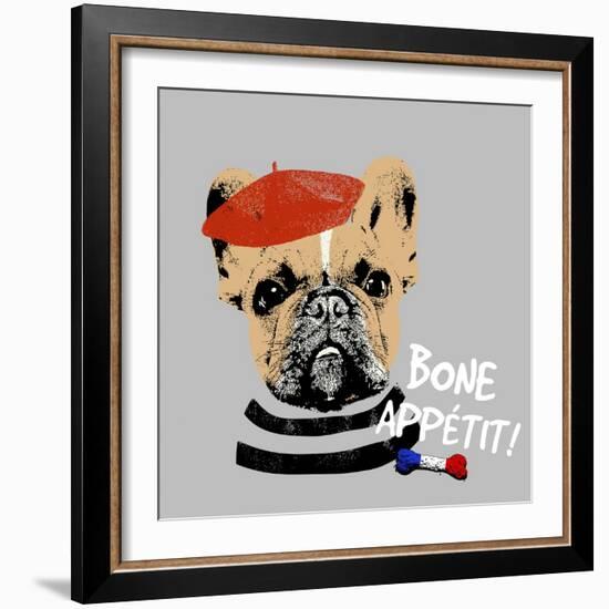 Bone Appetit-null-Framed Art Print