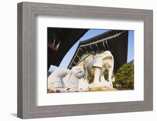 Bongeun-Sa Temple, Seoul, South Korea, Asia-Christian-Framed Photographic Print