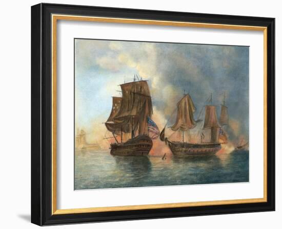 Bonhomme Richard, 1779-William Elliott-Framed Giclee Print