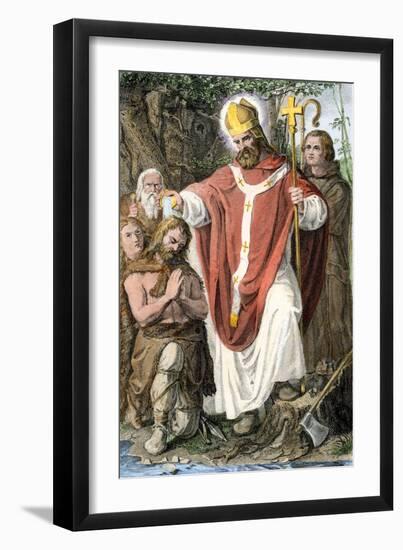 Boniface, Medieval English Missionary to Germany-null-Framed Giclee Print