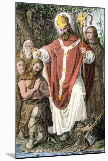 Boniface, Medieval English Missionary to Germany-null-Mounted Giclee Print