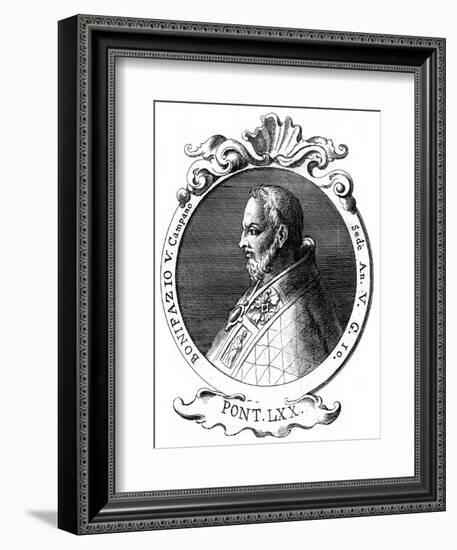 Boniface V, Pope of the Catholic Church-null-Framed Giclee Print