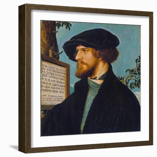 Bonifatius Amerbach-Hans Holbein the Younger-Framed Giclee Print