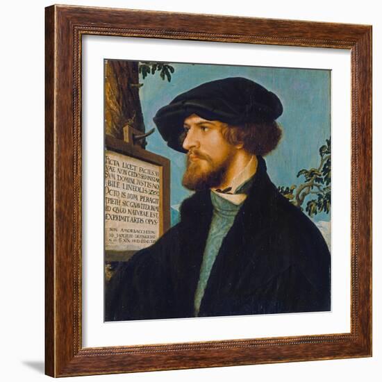 Bonifatius Amerbach-Hans Holbein the Younger-Framed Giclee Print