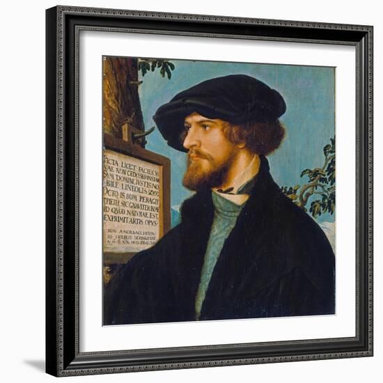 Bonifatius Amerbach-Hans Holbein the Younger-Framed Giclee Print