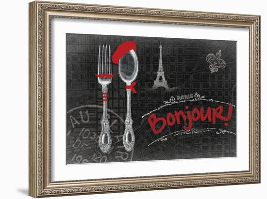 Bonjour 1-null-Framed Giclee Print