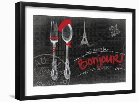 Bonjour 1-null-Framed Giclee Print