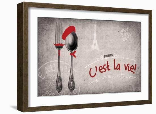 Bonjour 3-null-Framed Giclee Print