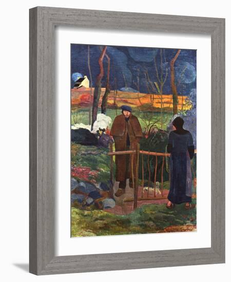 Bonjour Monsieur Gauguin, 1889-Paul Gauguin-Framed Giclee Print