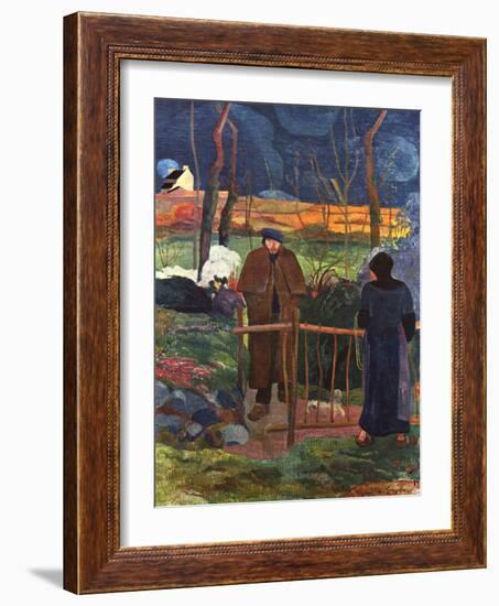 Bonjour Monsieur Gauguin, 1889-Paul Gauguin-Framed Giclee Print