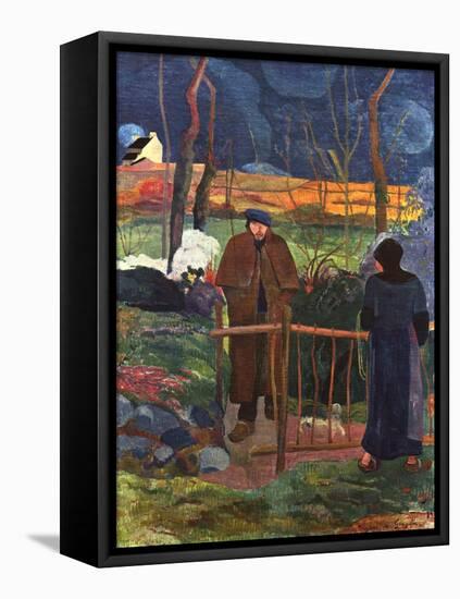 Bonjour Monsieur Gauguin, 1889-Paul Gauguin-Framed Premier Image Canvas