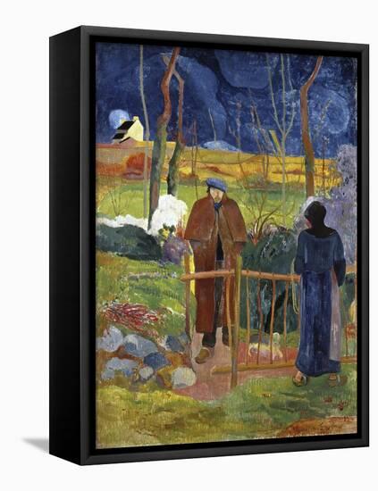 Bonjour Monsieur Gauguin-Paul Gauguin-Framed Premier Image Canvas