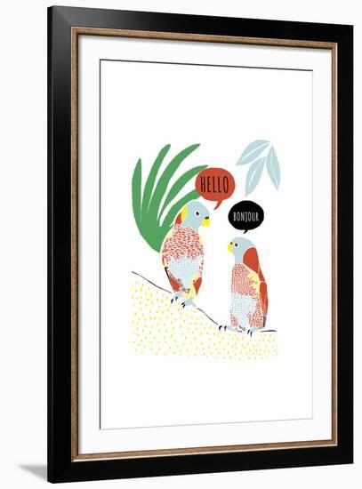 Bonjour!-Myriam Tebbakha-Framed Giclee Print