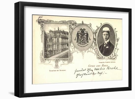 Bonn, Corpshaus Der Borussen, Kronprinz Fr. Wilhelm-null-Framed Giclee Print