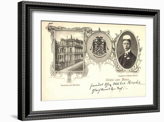 Bonn, Corpshaus Der Borussen, Kronprinz Fr. Wilhelm-null-Framed Giclee Print