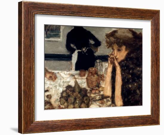 Bonnard: Breakfast, C1899-Pierre Bonnard-Framed Giclee Print