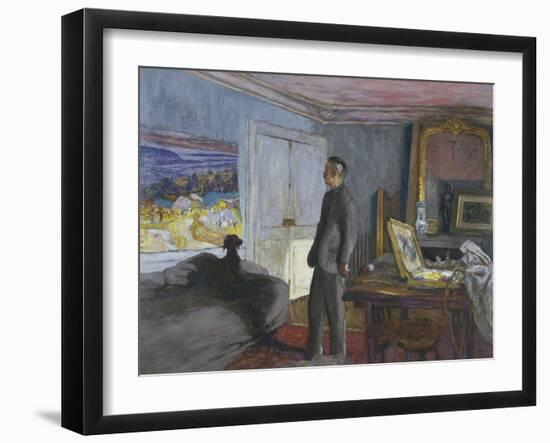 Bonnard dans son atelier-Edouard Vuillard-Framed Giclee Print