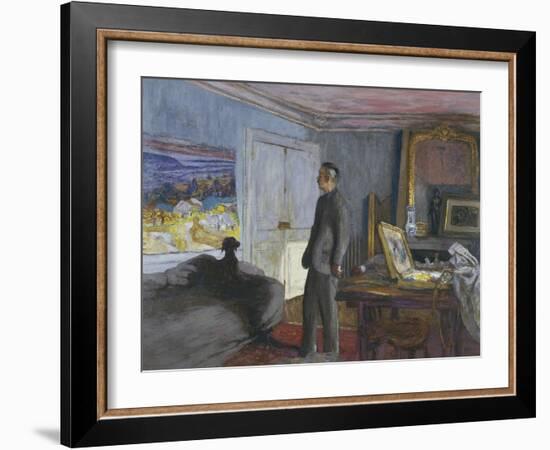 Bonnard dans son atelier-Edouard Vuillard-Framed Giclee Print