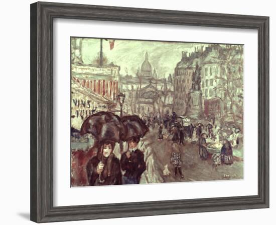 Bonnard: Place Clichy, C1895-Pierre Bonnard-Framed Giclee Print