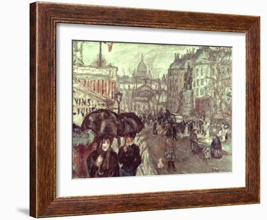 Bonnard: Place Clichy, C1895-Pierre Bonnard-Framed Giclee Print