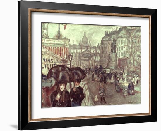 Bonnard: Place Clichy, C1895-Pierre Bonnard-Framed Giclee Print