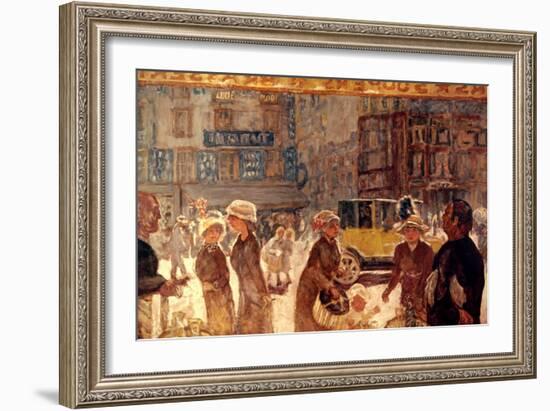 Bonnard: Place Clichy-Pierre Bonnard-Framed Giclee Print