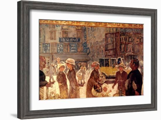 Bonnard: Place Clichy-Pierre Bonnard-Framed Giclee Print