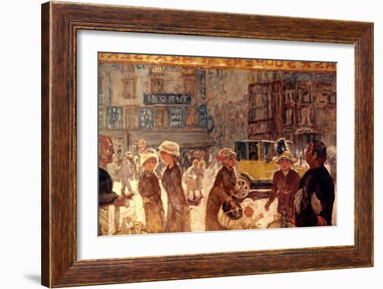 Bonnard: Place Clichy-Pierre Bonnard-Framed Giclee Print