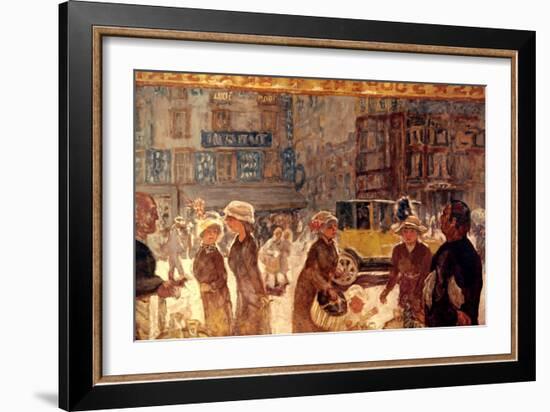 Bonnard: Place Clichy-Pierre Bonnard-Framed Giclee Print