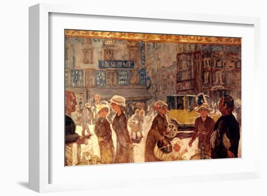 Bonnard: Place Clichy-Pierre Bonnard-Framed Giclee Print