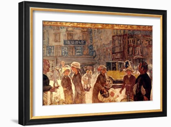 Bonnard: Place Clichy-Pierre Bonnard-Framed Giclee Print