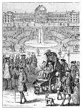 Louis XV at the Tuileries, Paris, 18th Century-Bonnardot-Mounted Giclee Print