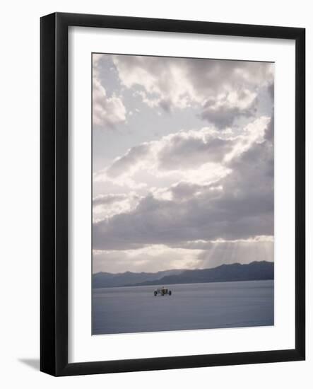 Bonneville Hot Rod Meet at the Bonneville Salt Flats in Utah-J^ R^ Eyerman-Framed Photographic Print