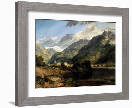 Bonneville, Savoy, 1803 (Oil on Canvas)-Joseph Mallord William Turner-Framed Giclee Print