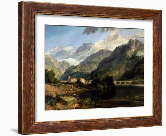 Bonneville, Savoy, 1803 (Oil on Canvas)-Joseph Mallord William Turner-Framed Giclee Print