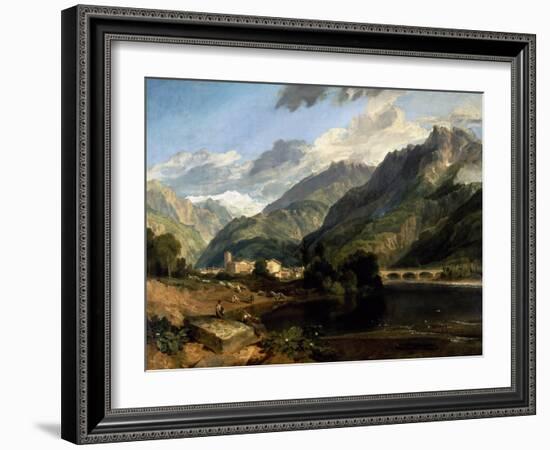 Bonneville, Savoy, 1803 (Oil on Canvas)-Joseph Mallord William Turner-Framed Giclee Print