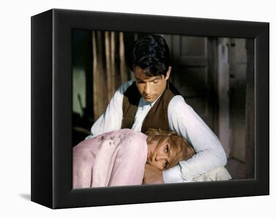 BONNIE AND CLYDE, 1967 directed by ARTHUR PENN Faye Dunaway and Warren Beatty (photo)-null-Framed Stretched Canvas